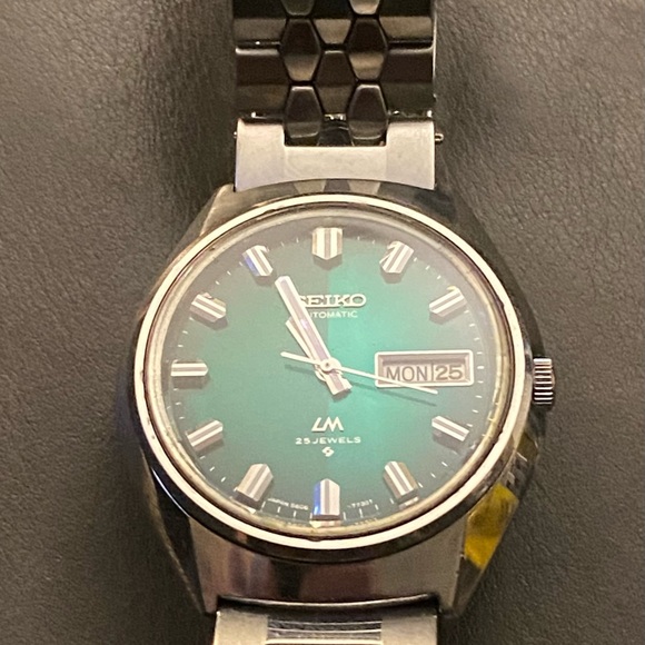 Seiko Lord Matic / Nos Seiko coffin/fish scale band - Picture 7 of 8